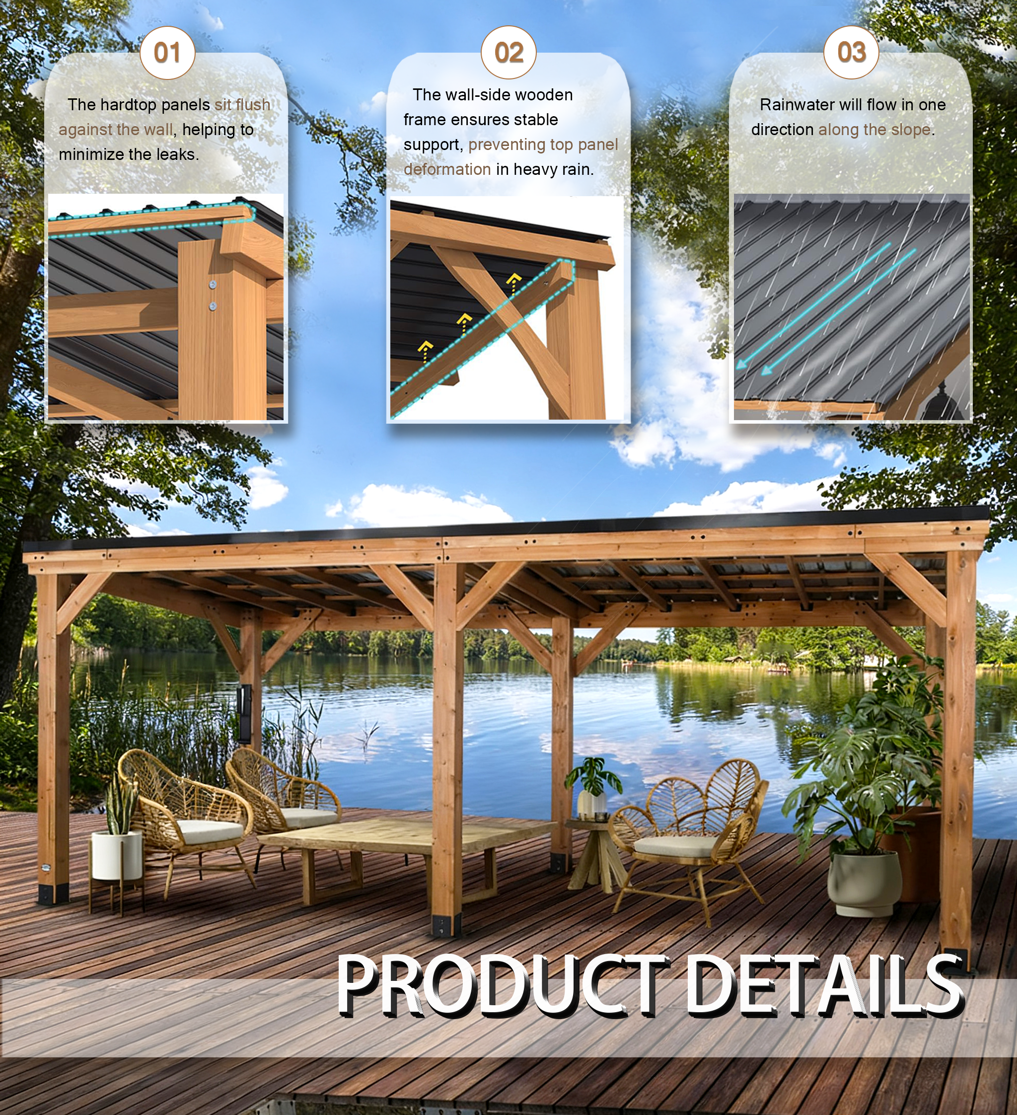 Wooden Gazebo product detail