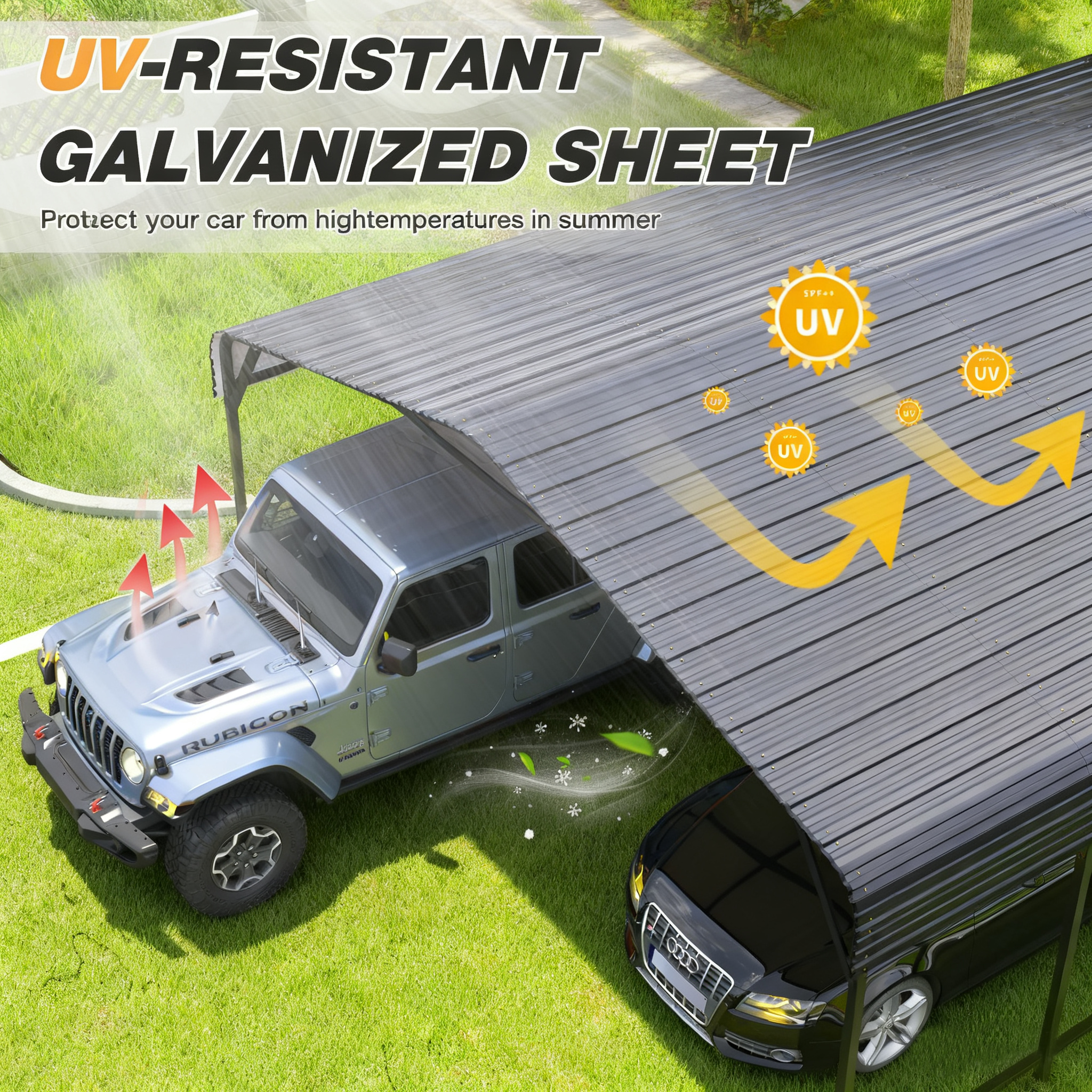 uv-resistant galvanized sheet
